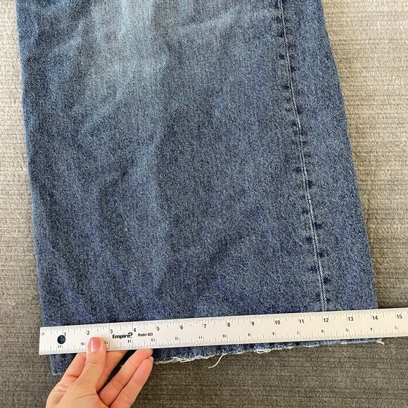 C/E By Current Elliott Extra Wide Leg Crop Jeans Women 31x27 Casual Loose - Picture 7 of 8